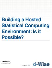 Hosted Statistical Computing environment